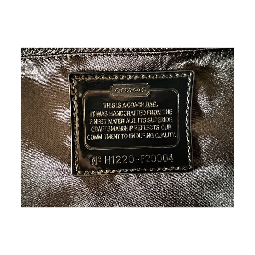 Coach Poppy Daisy Patent Leather Gloss Shoulder Bag - Picture 4 of 8